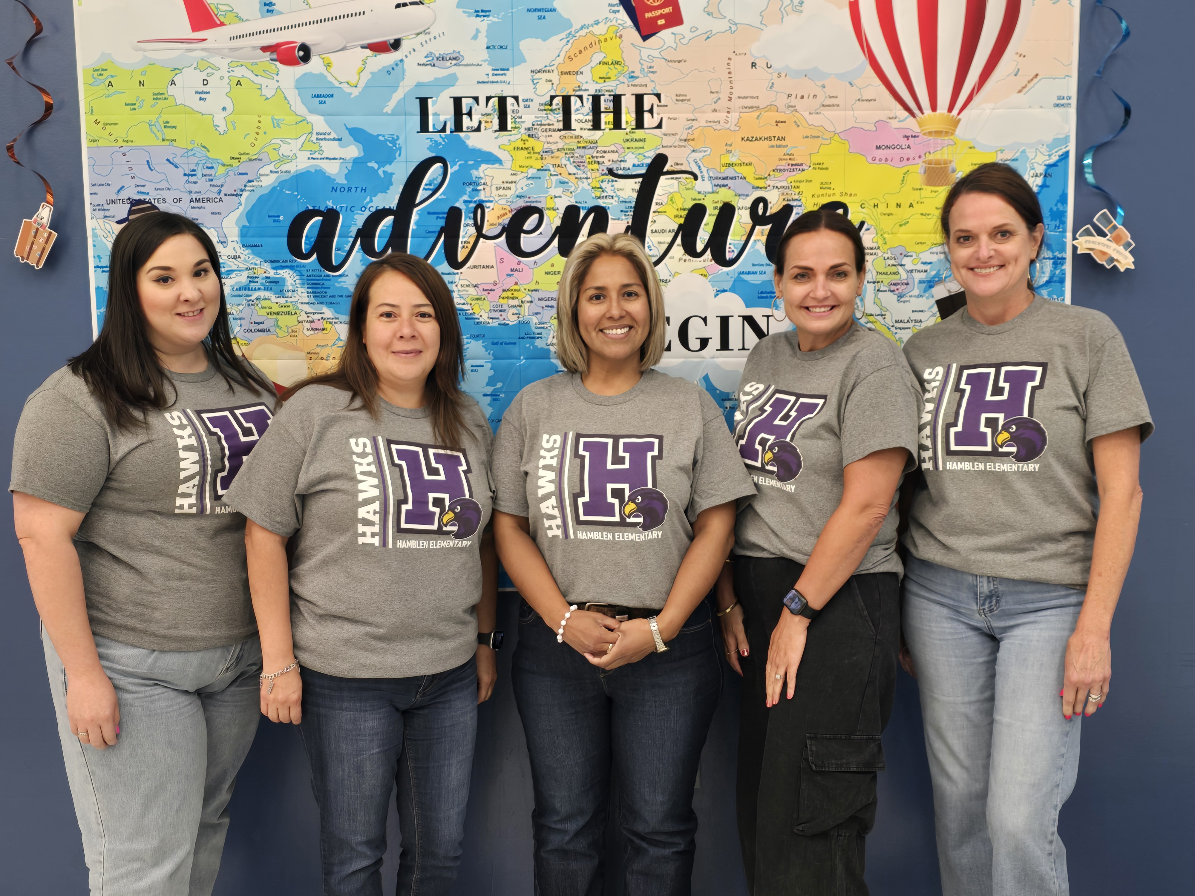 2nd Grade Team , from left to right: Ms. B. Garza, Ms. P. Sierra, Ms. S. Perales, Ms. L. Cox, Ms. K. Vincent