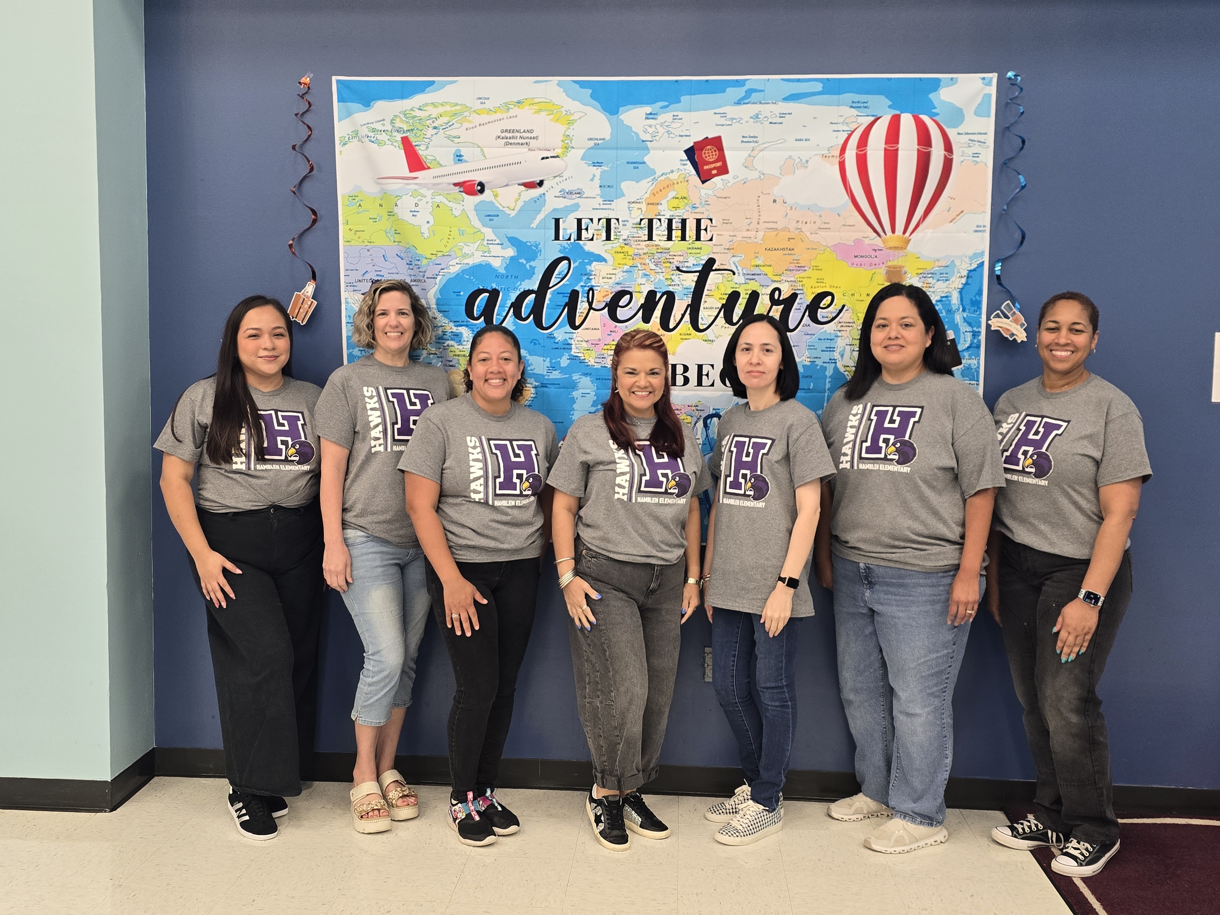 Third Grade Team from left to right:  Ms. N. Gonzalez, Ms. J. Smith. Ms. N. Malveaux, Ms. V. Artero, Ms. N. Cardoso,  Ms.  K. Catalano, Ms. R. Fenner