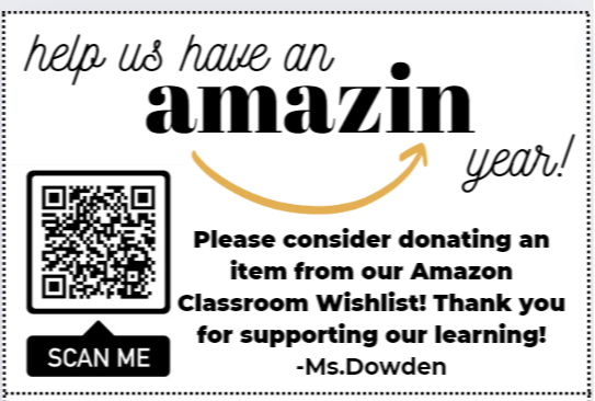 Amazon Classroom Wishlist