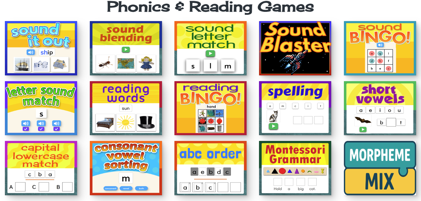 Phonics & Stuff Games