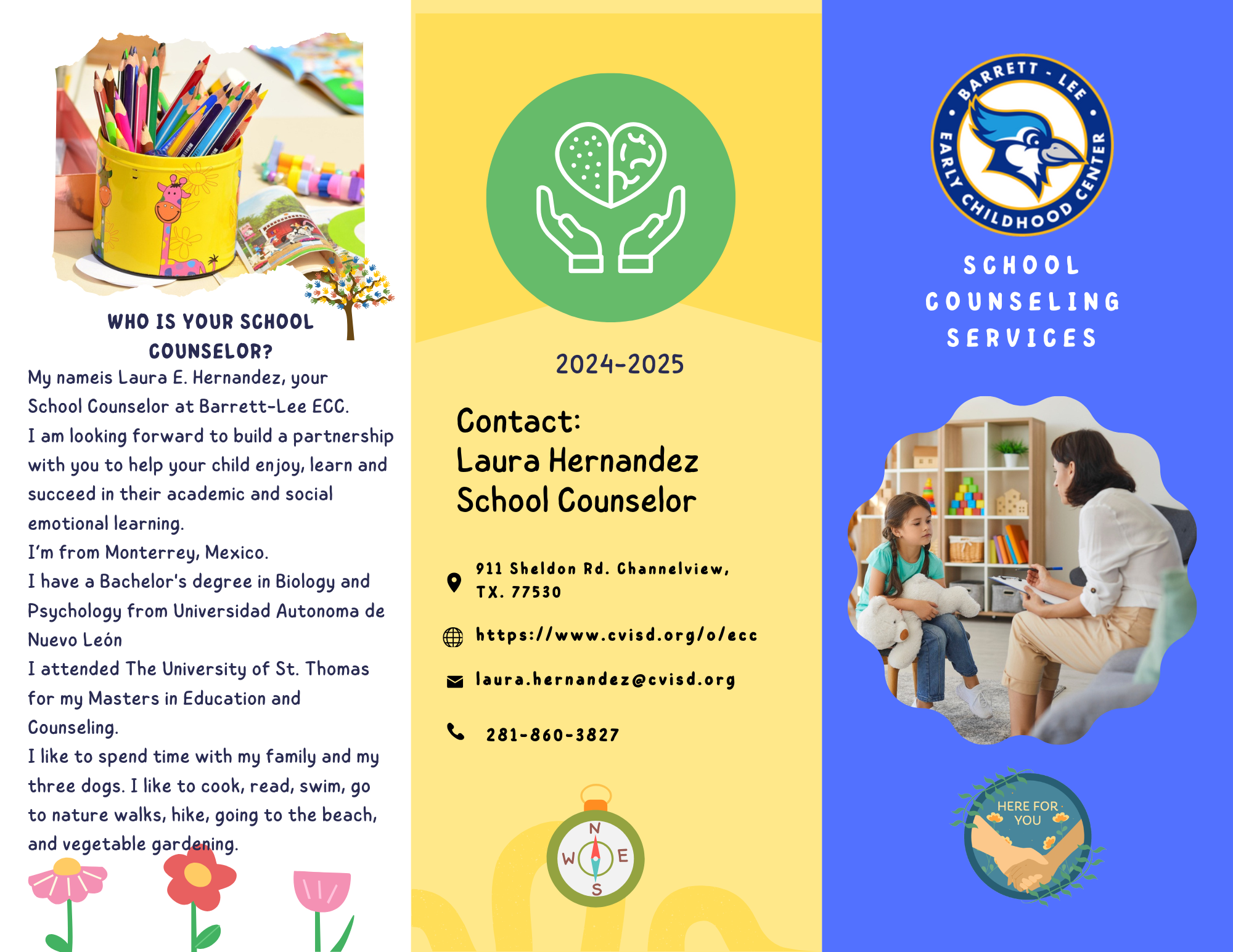 School Counselor Brochure - Get to Your Know the Counselore