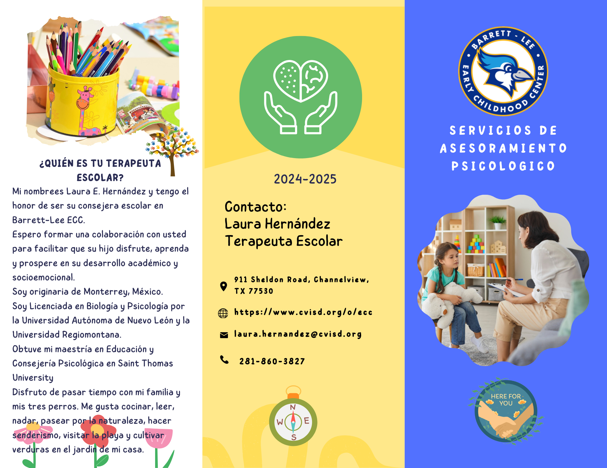 School Counselor Brochure - Get to Your Know the Counselor