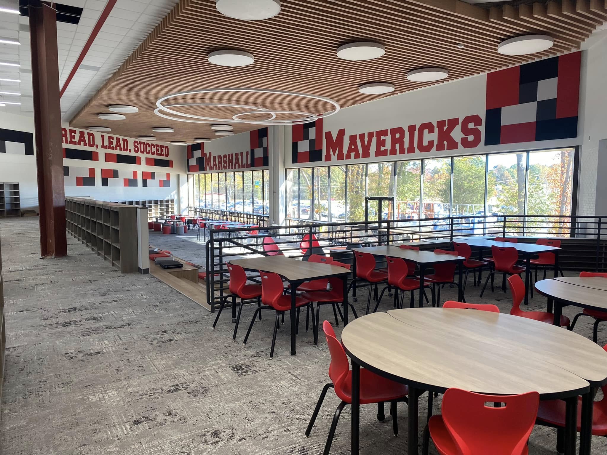 Renovated high school library