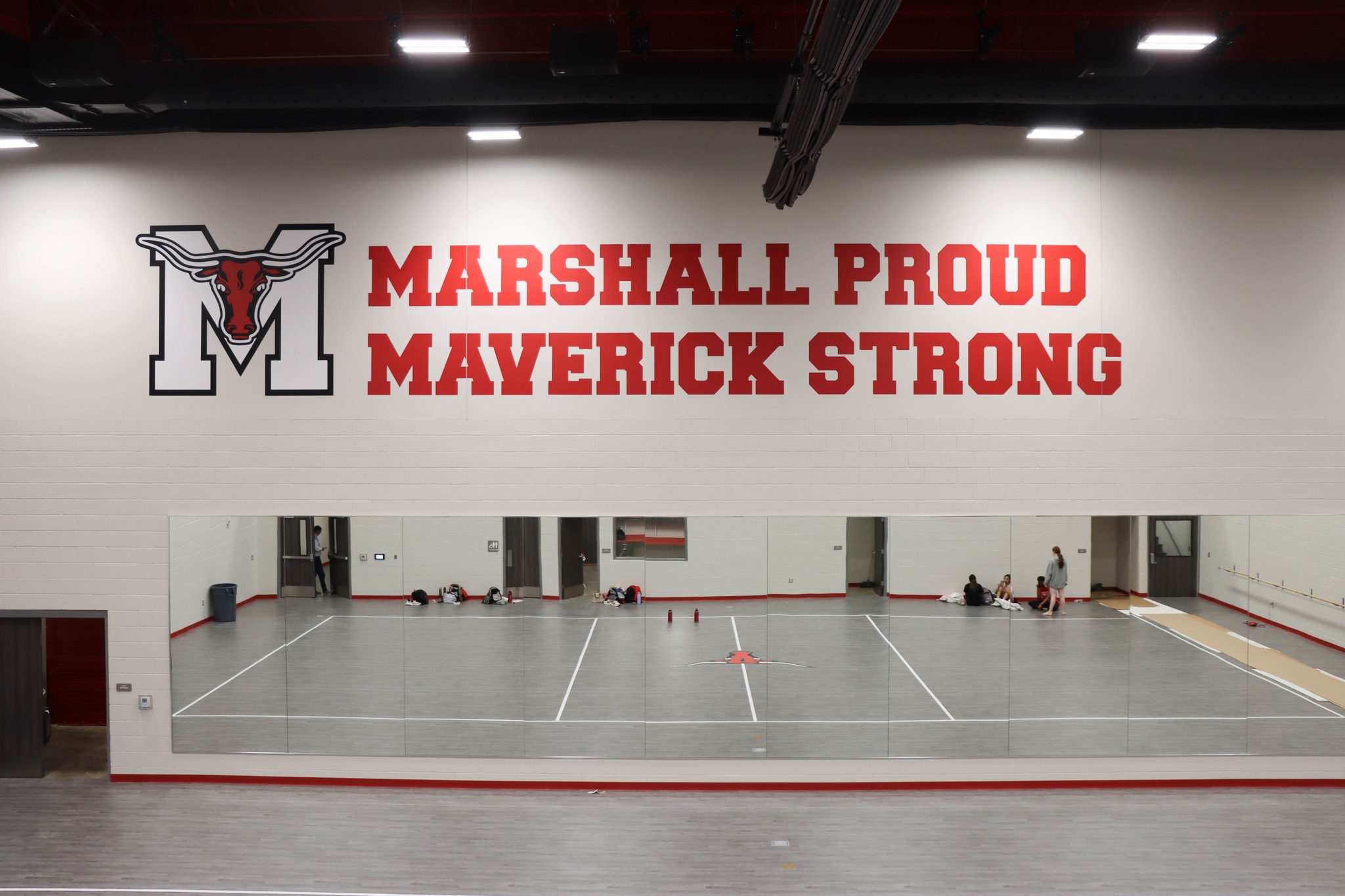 New high school auxiliary gym