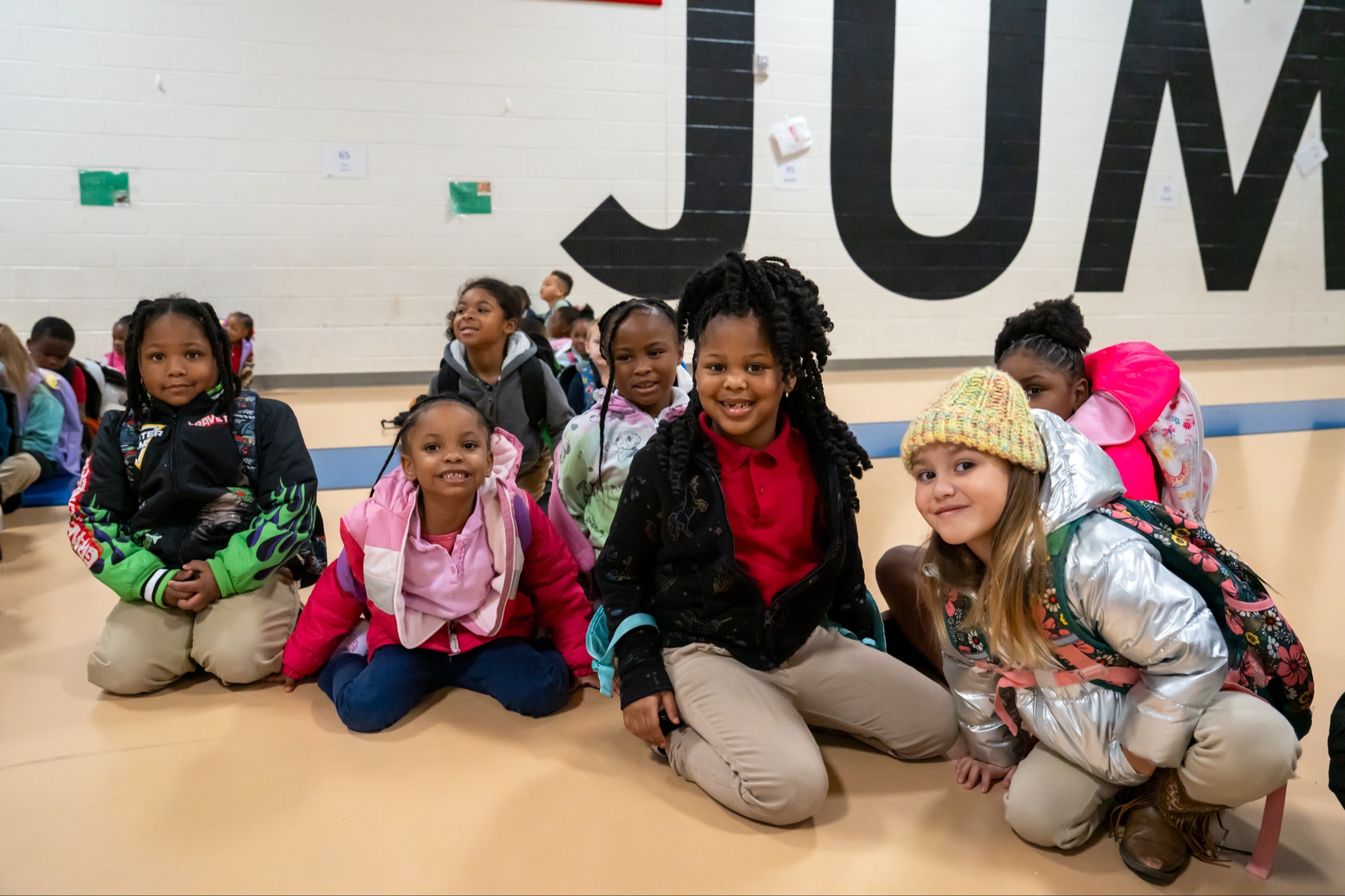 students with friends