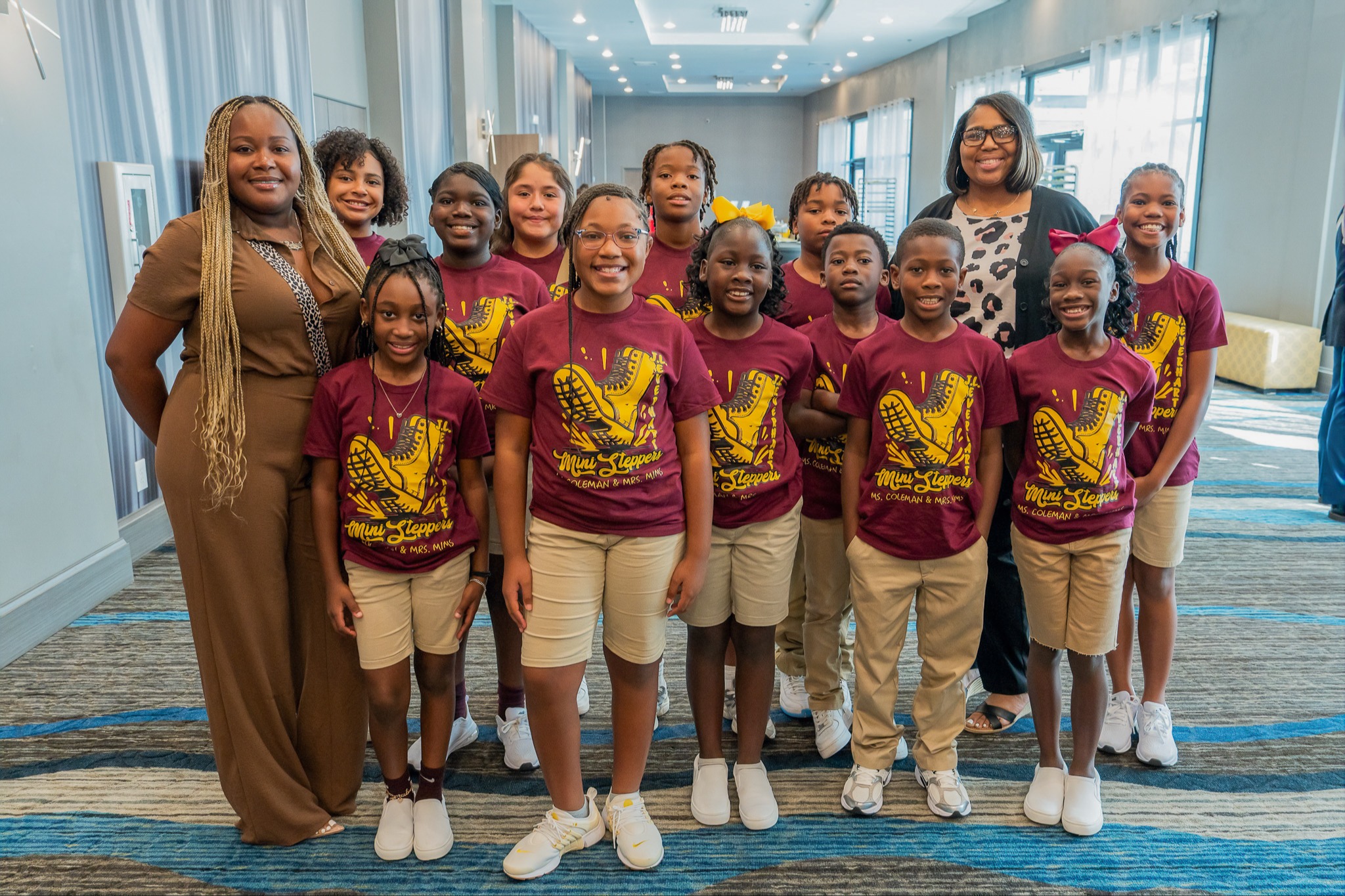 J.L. Everhart steppers team