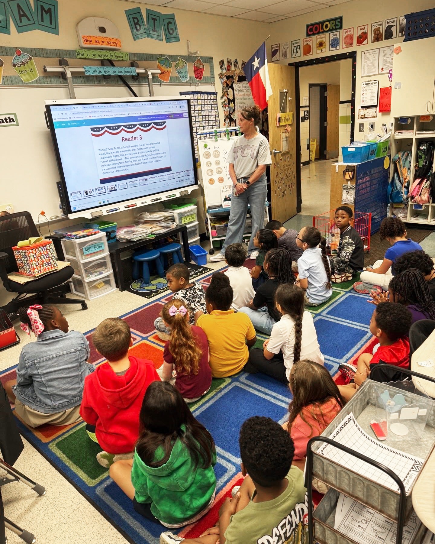 teacher in classroom