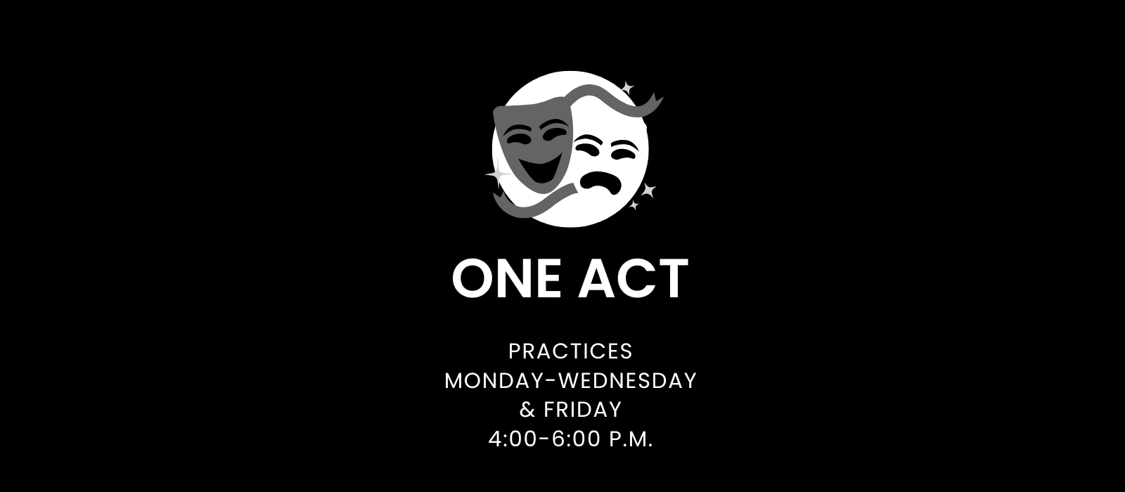 one act practice schedule