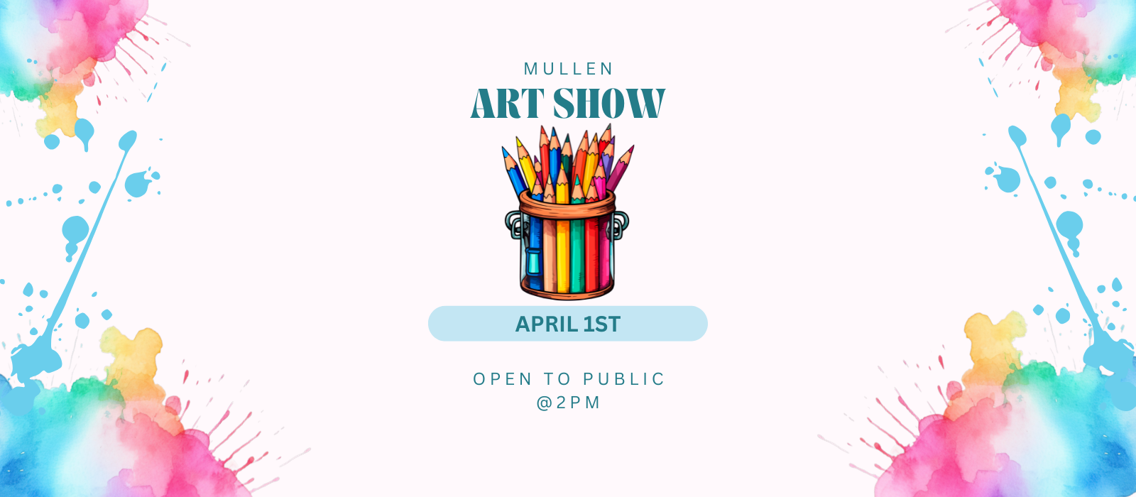 Mullen Art Show on Wednesday at Lariat 2pm