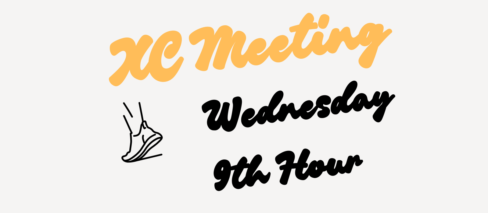 XC Meeting 9th Hour on Wednesday