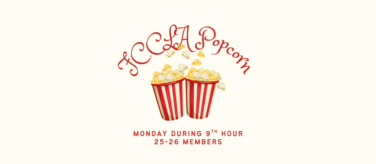 FCCLA Popcorn on Monday 9th Hour