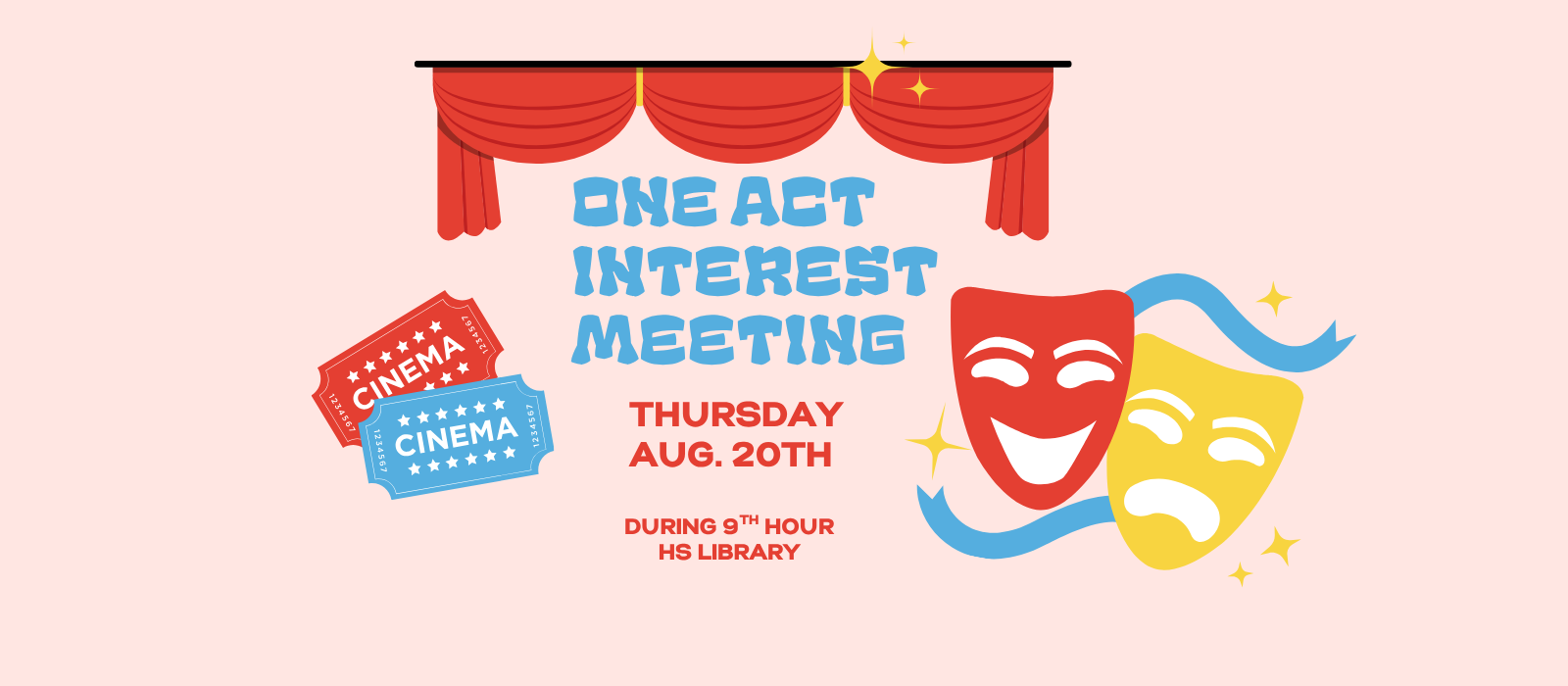 One Act Interest Meeting on Thursday