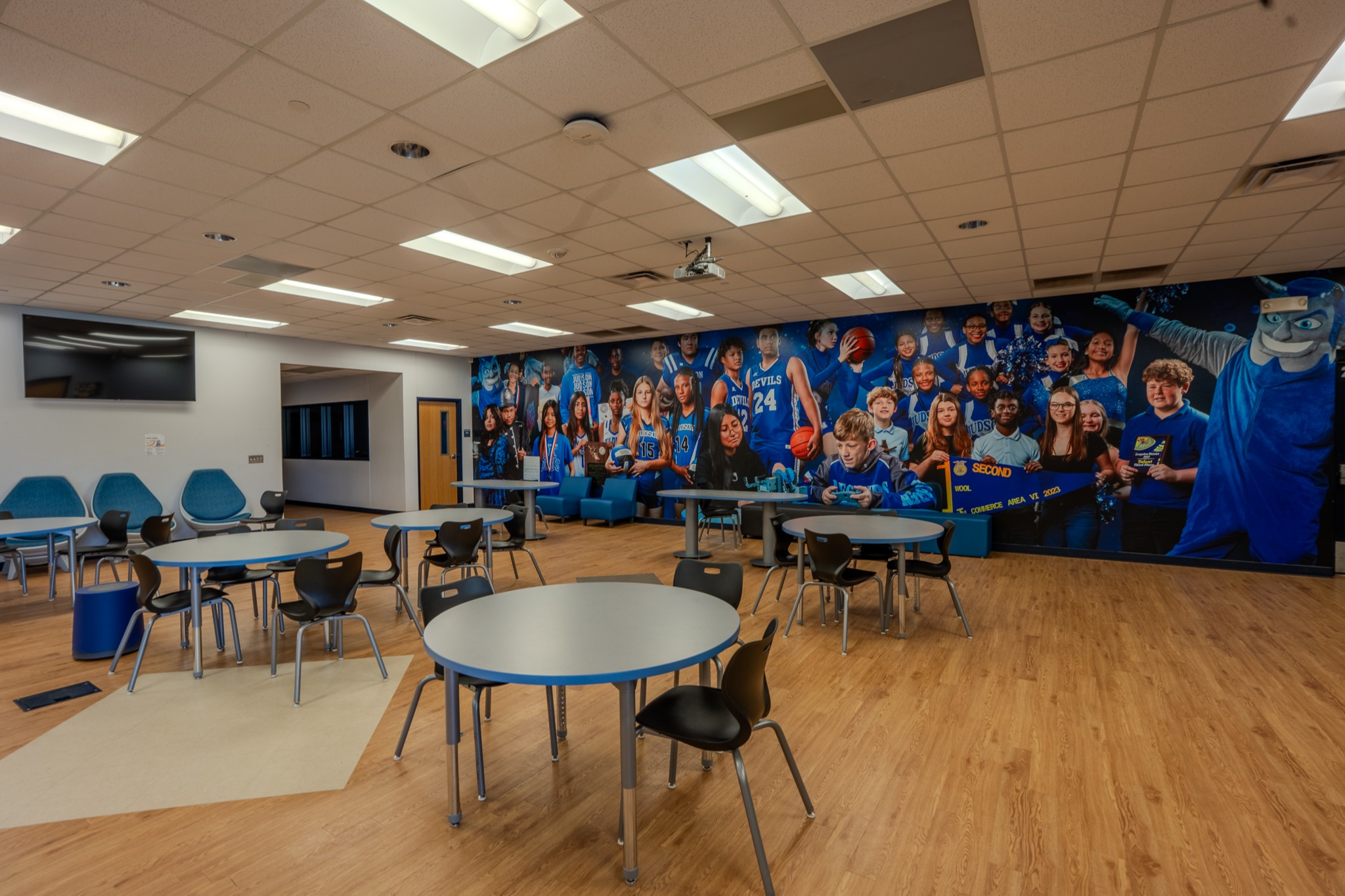 Blue Devil Wall mural