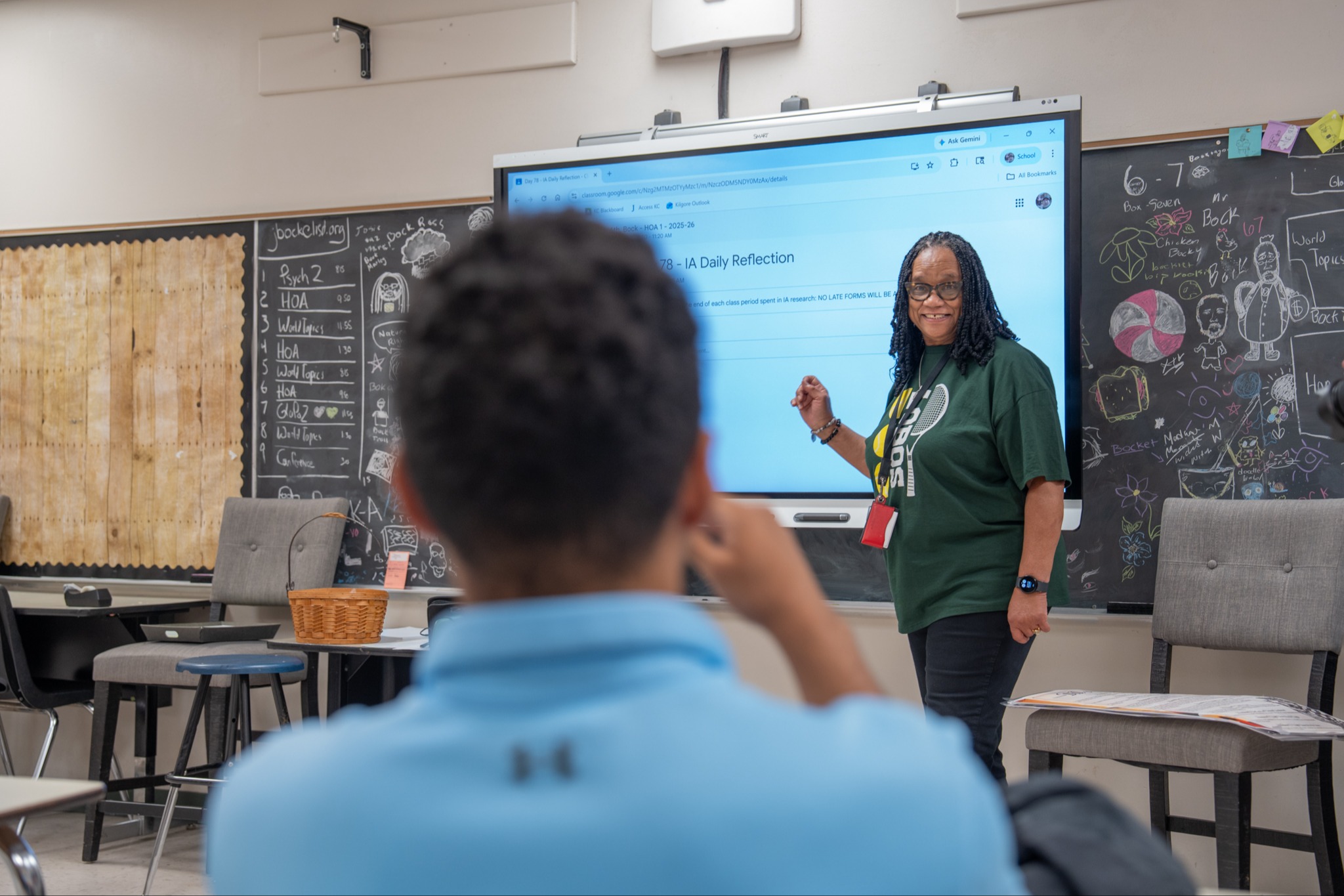 teacher teaching