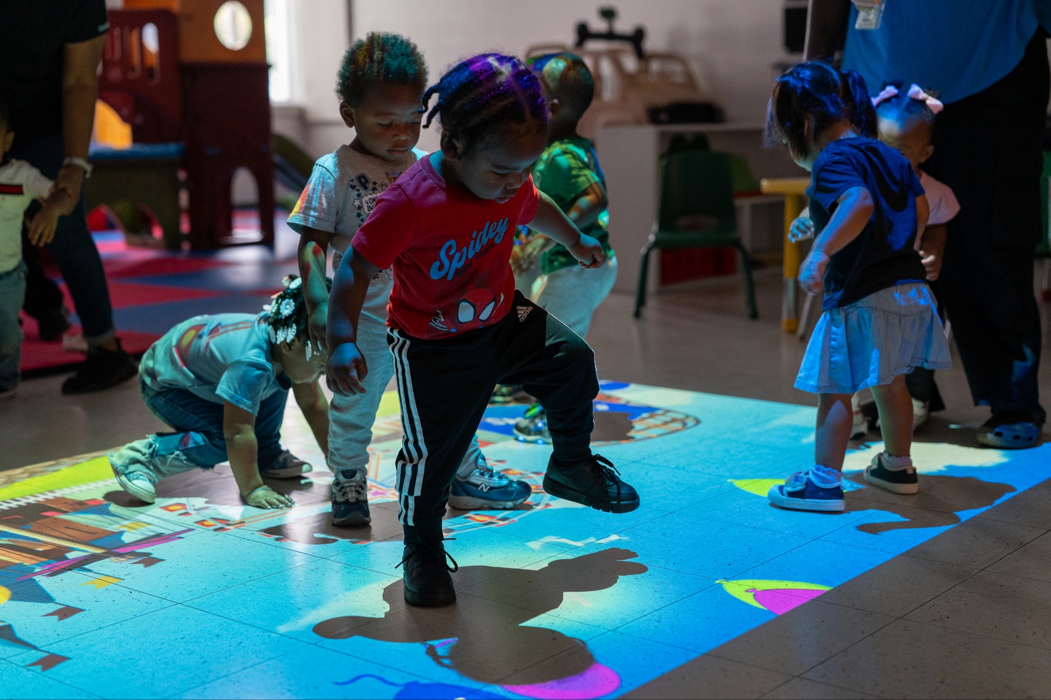 student learning with play