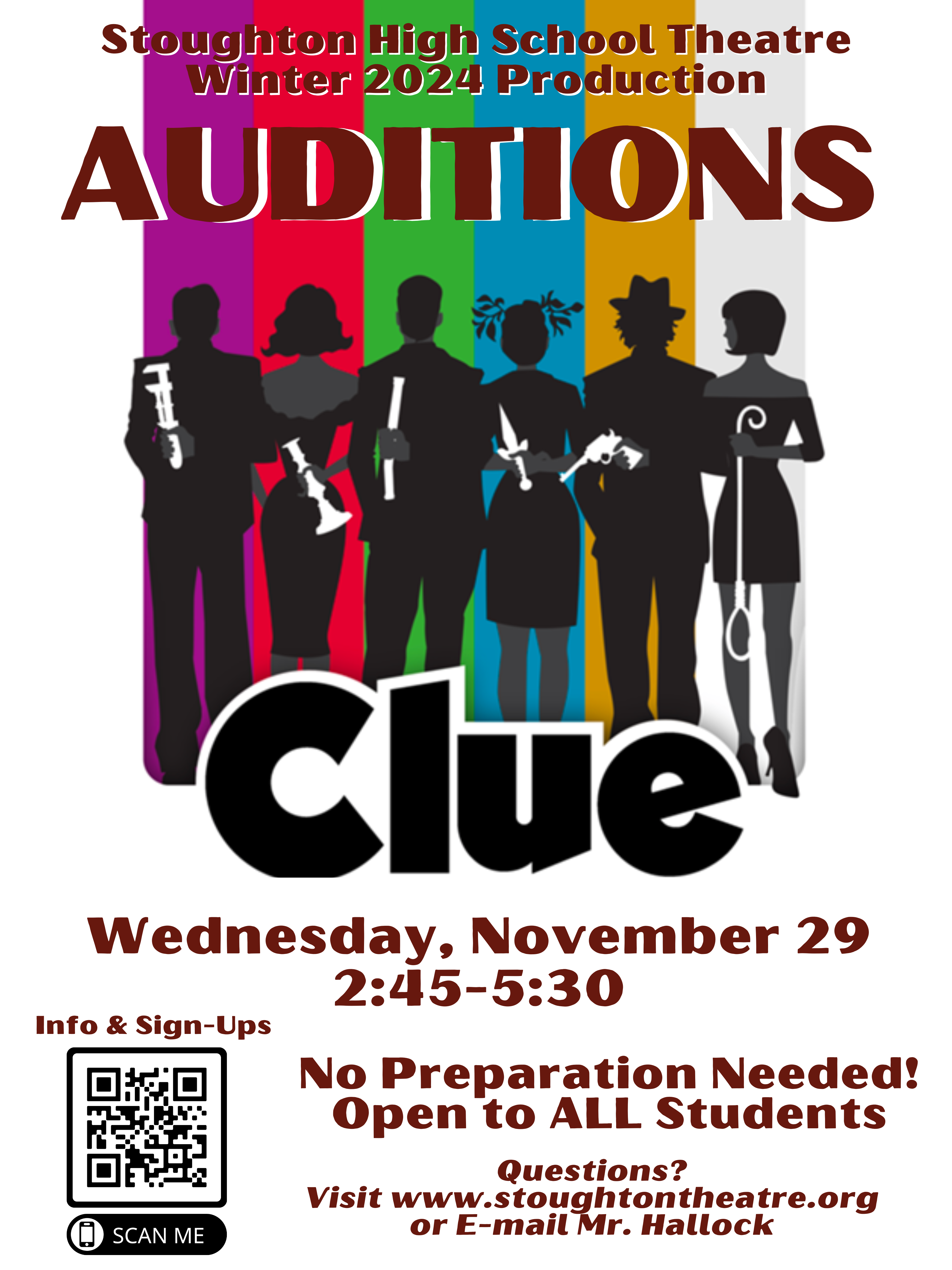 SHS Theatre Audition Information Stoughton Fine Arts