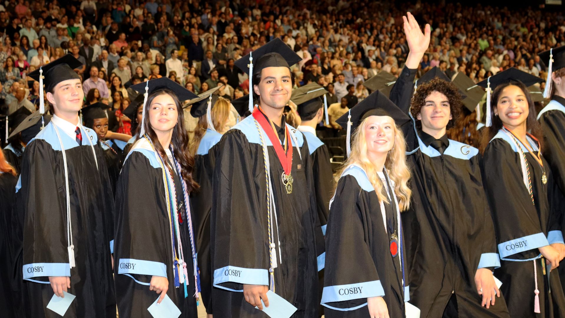 Graduates smiling
