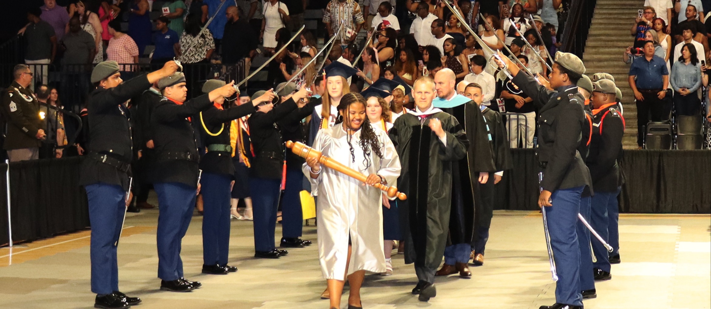Students procession during graduation