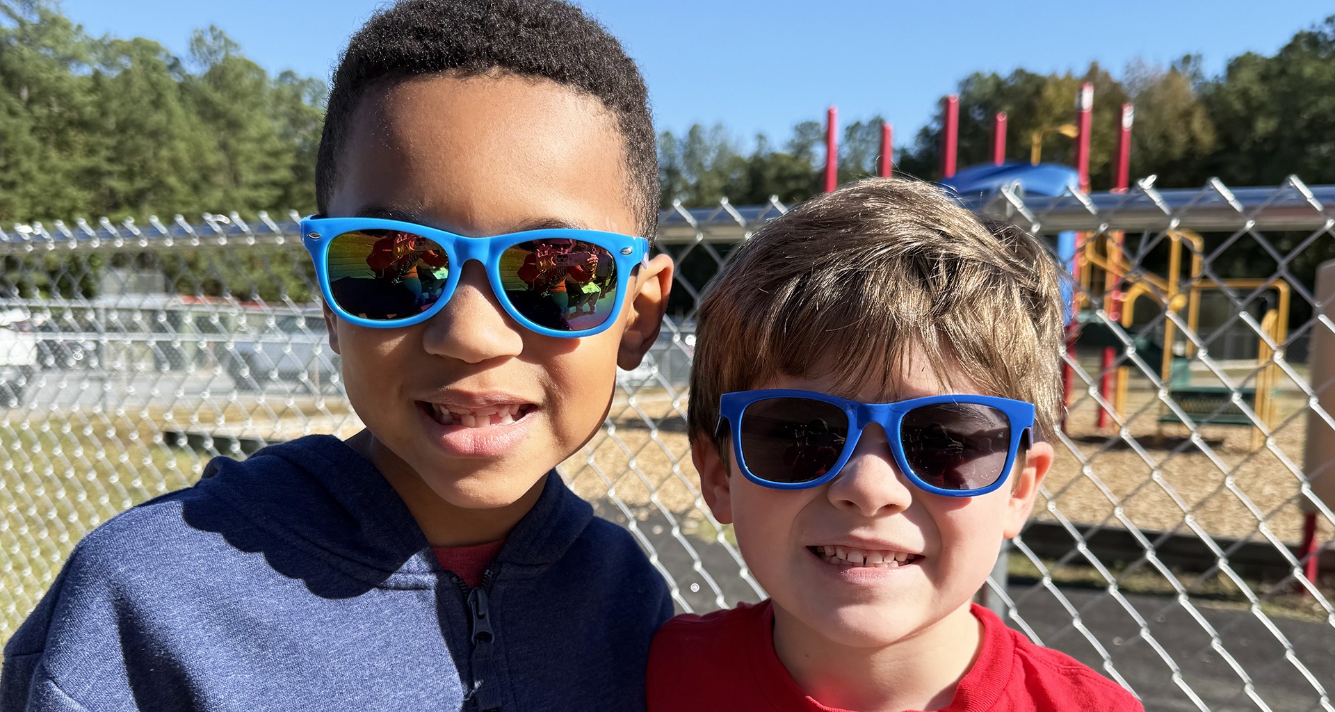students pose for a photo