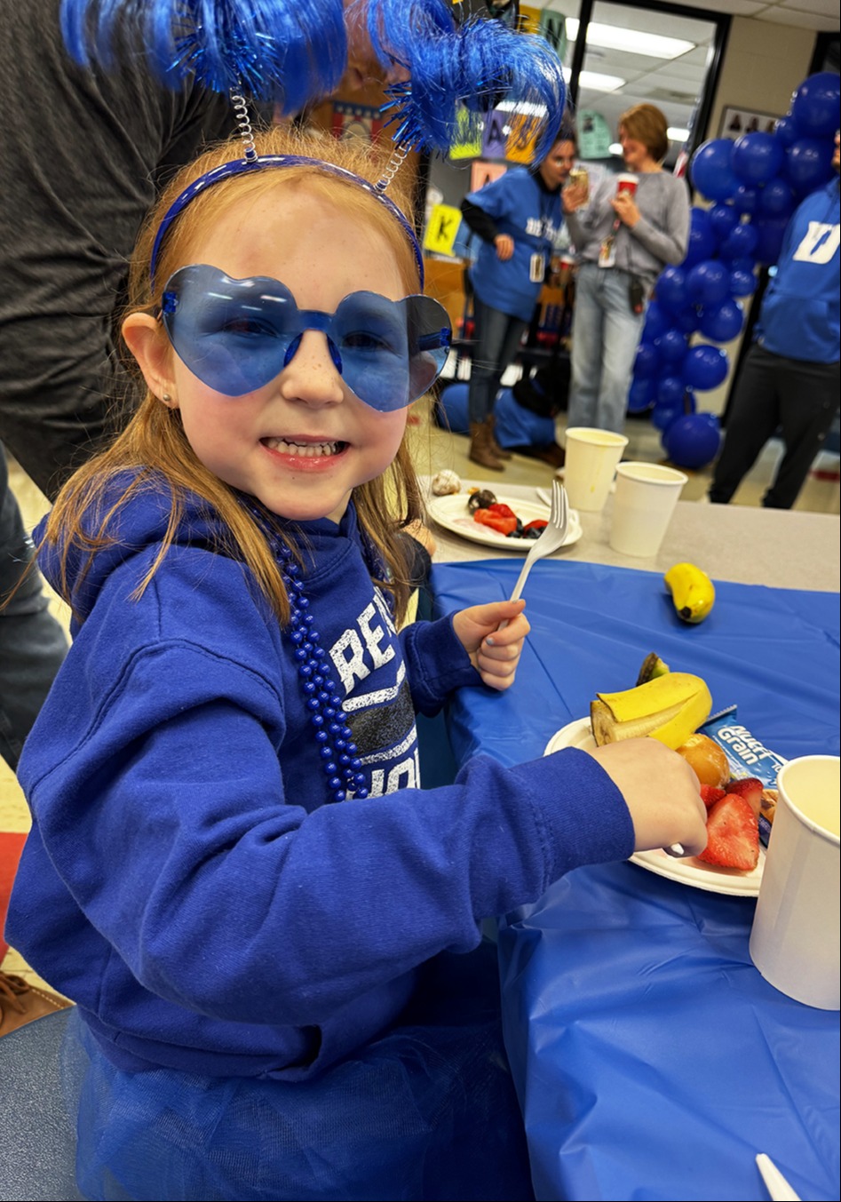 group of students pose for a photo