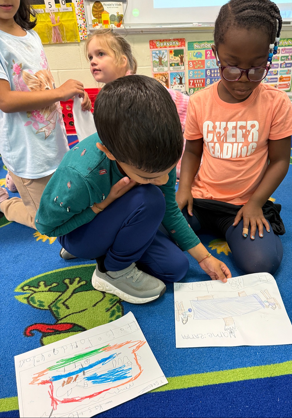 Two students working together