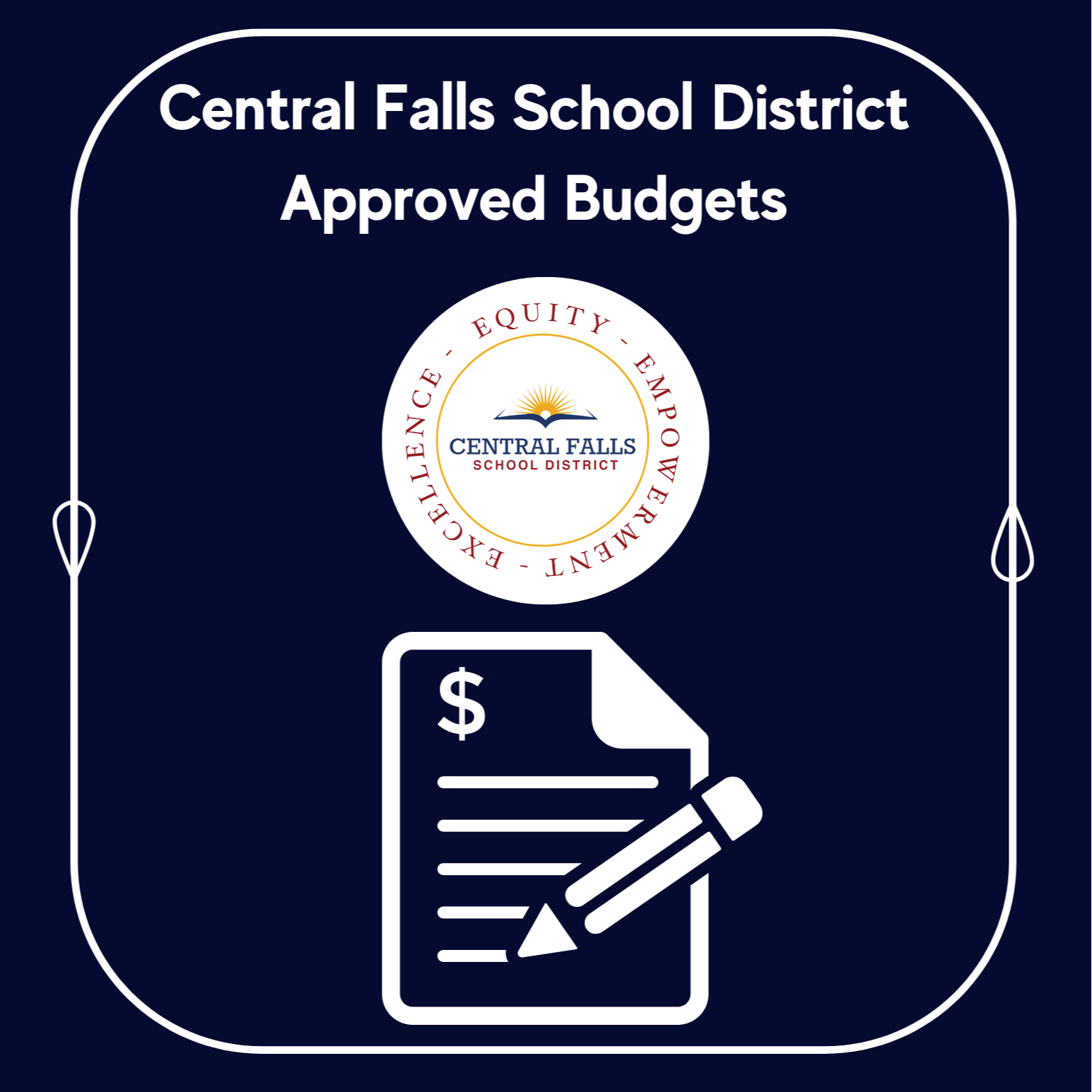 Central Falls School District Approved Budgets 