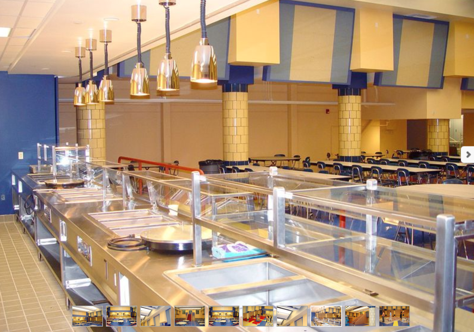 Photo of the CFHS cafeteria.