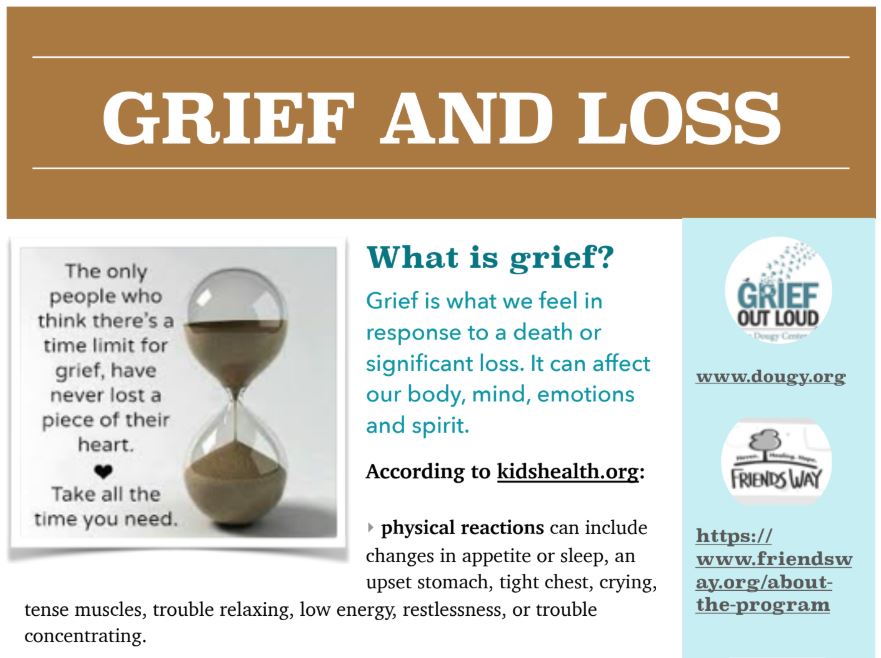 GRIEF AND LOSS FLYER