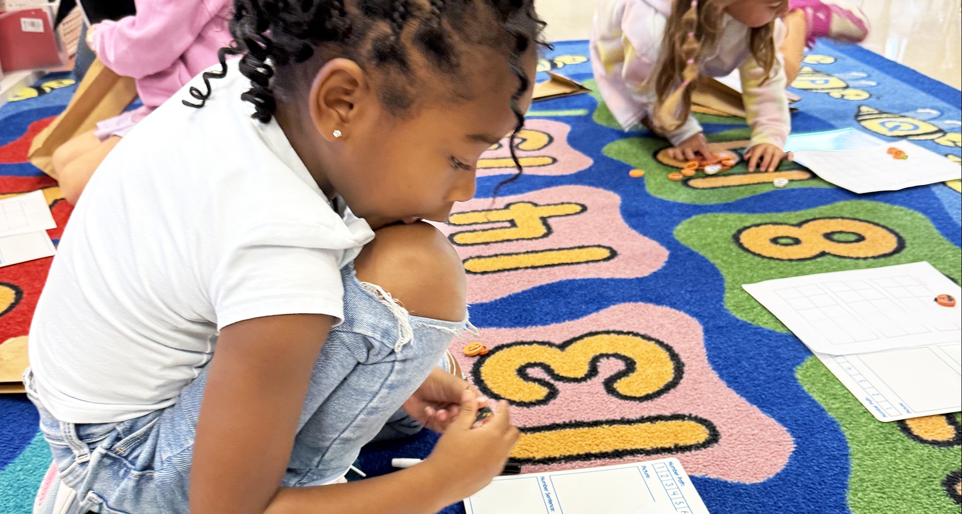 children playing on the floor