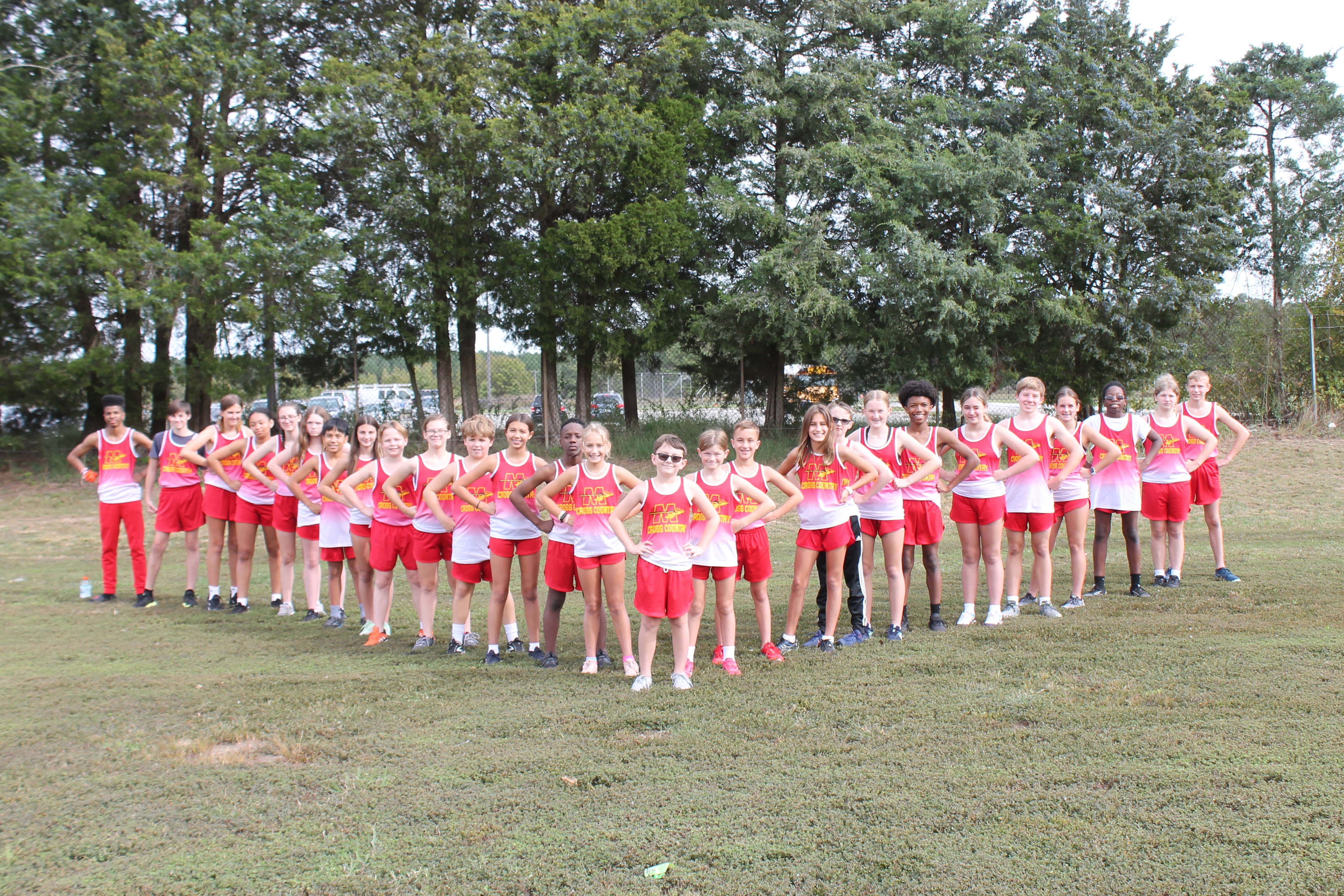 Cross country team photo