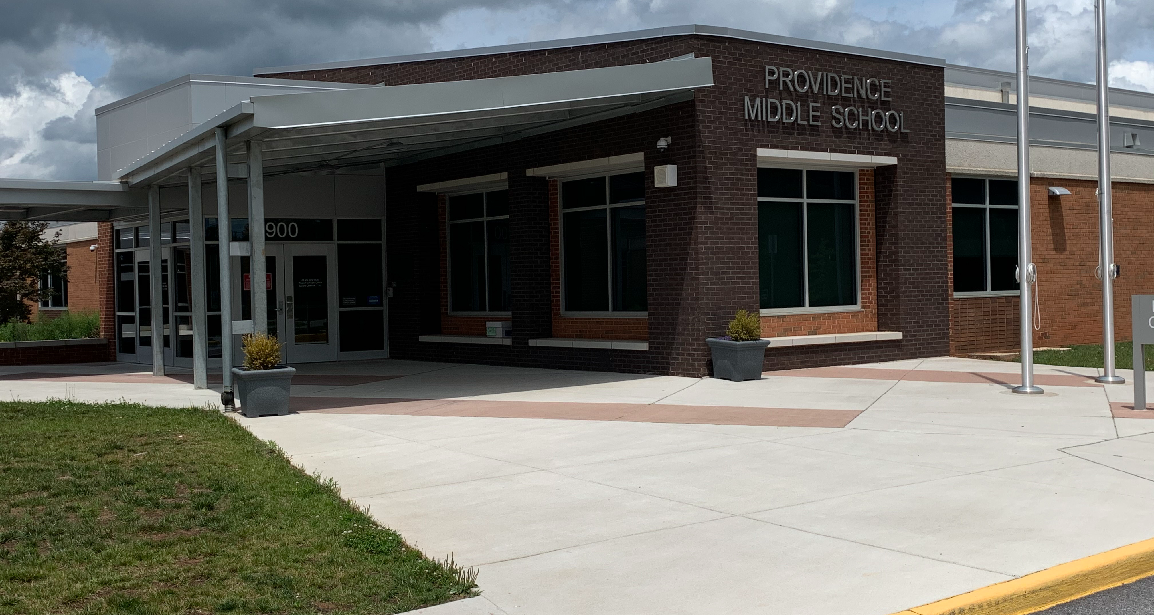 Providence Middle School entrance