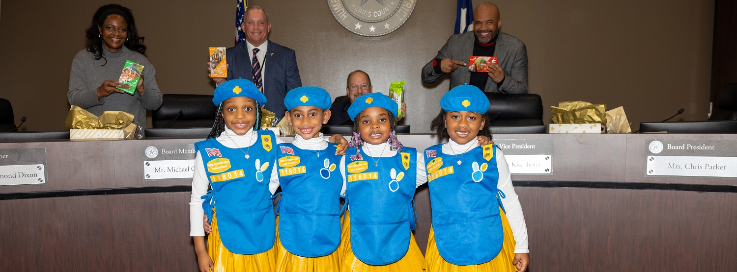 Girl Scouts Thank School Board