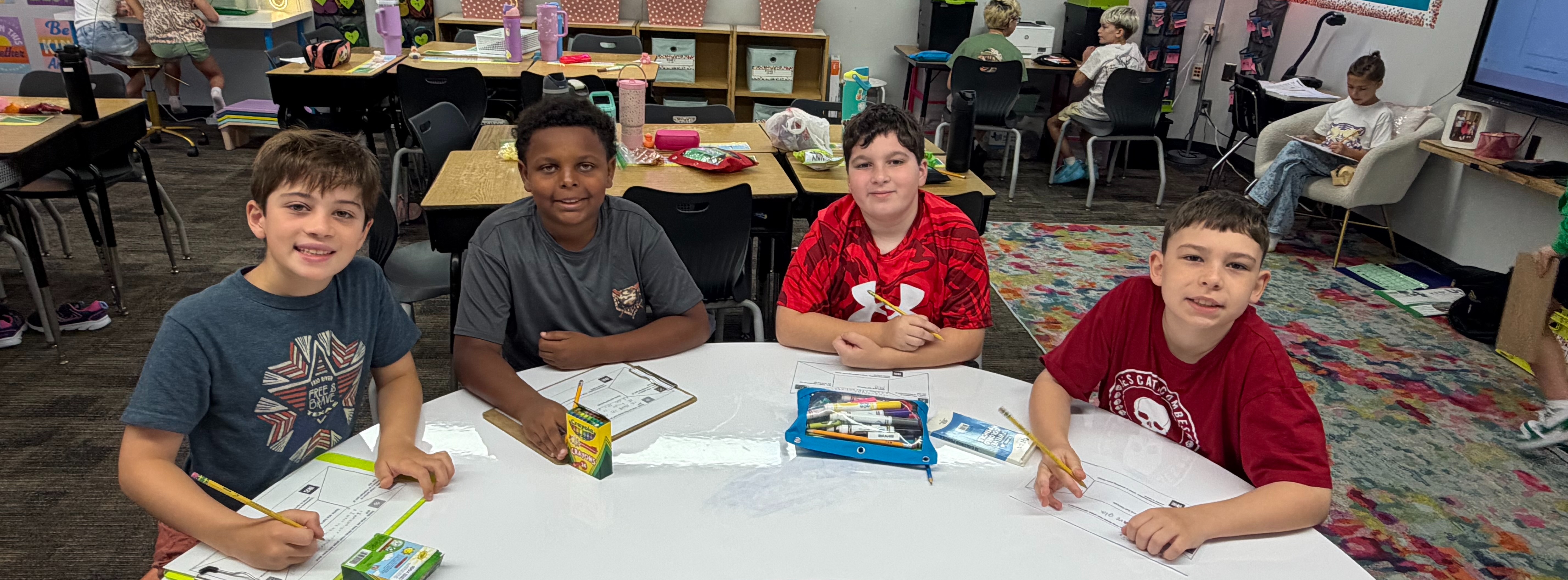 learning at small group table