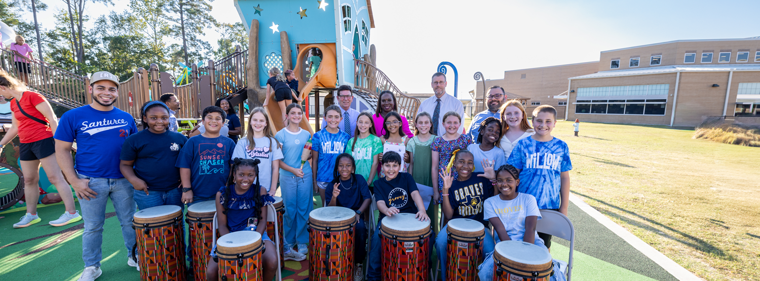 Groves Elementary Enchanted Forest Playground Opening