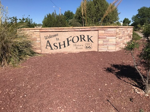 Ash Fork School sign