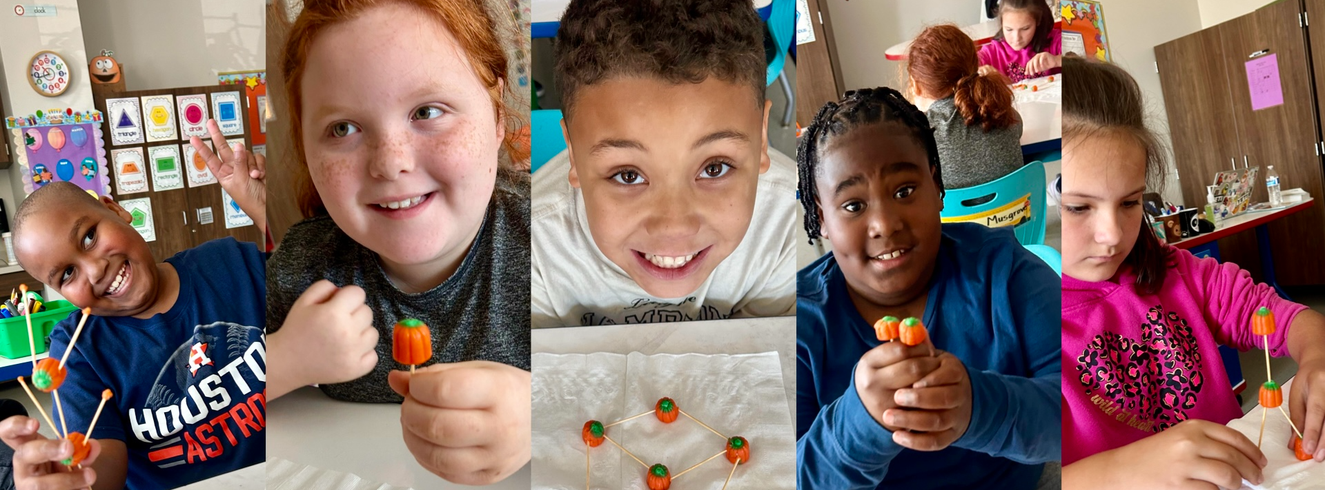 food and geometric shape fun