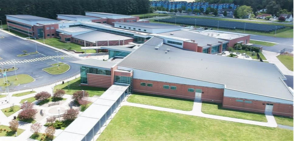 Drone Image of James M. Bennett High School