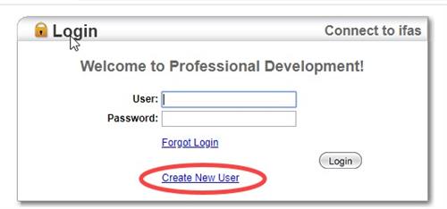 Professional Development Login