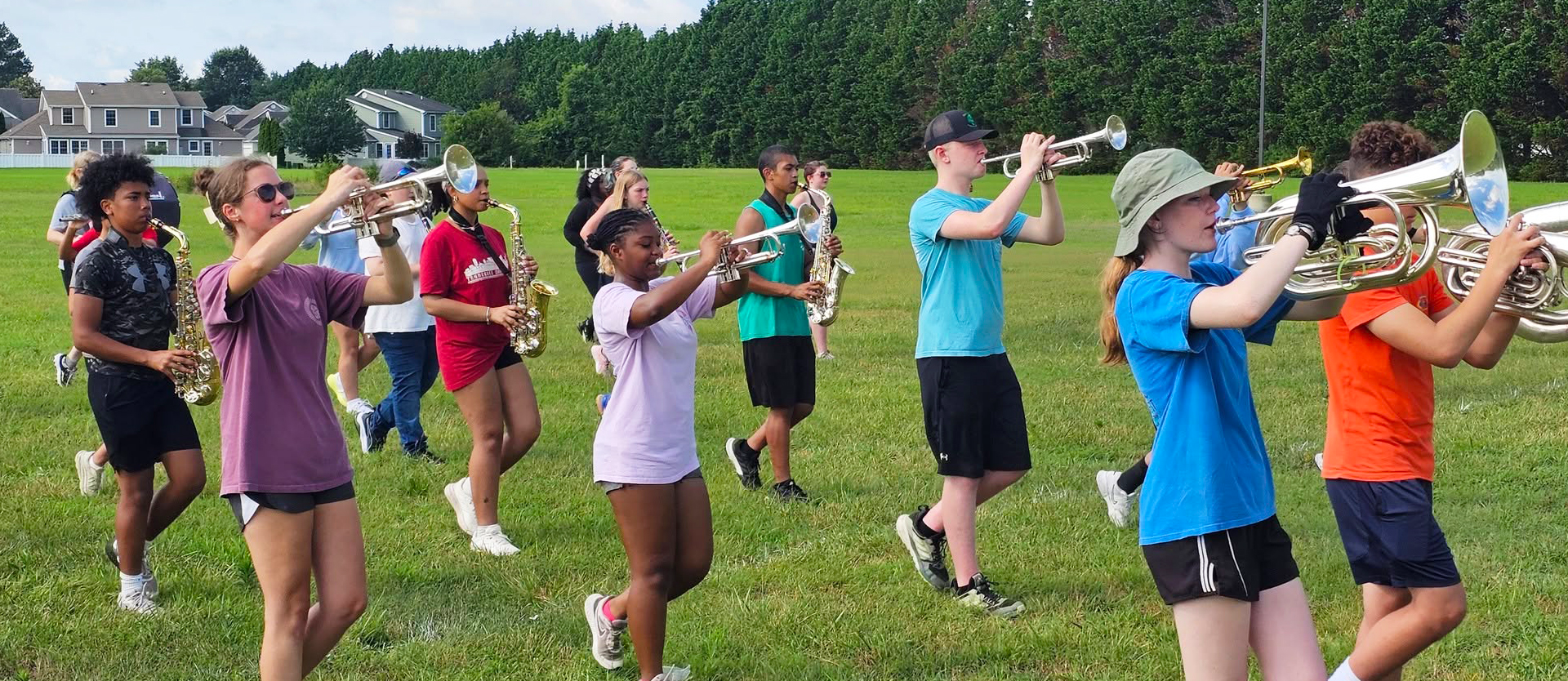 Parkside Marching Rams summer work