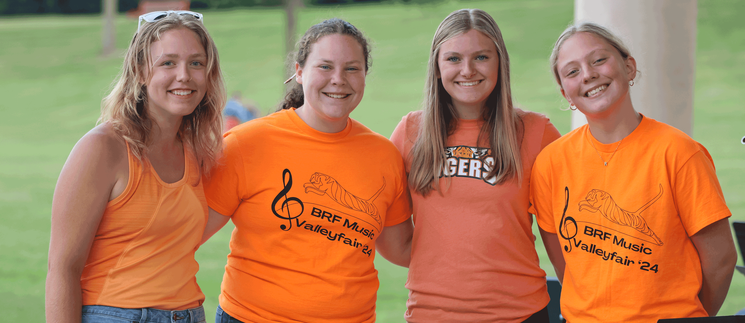 Students pose for camera.