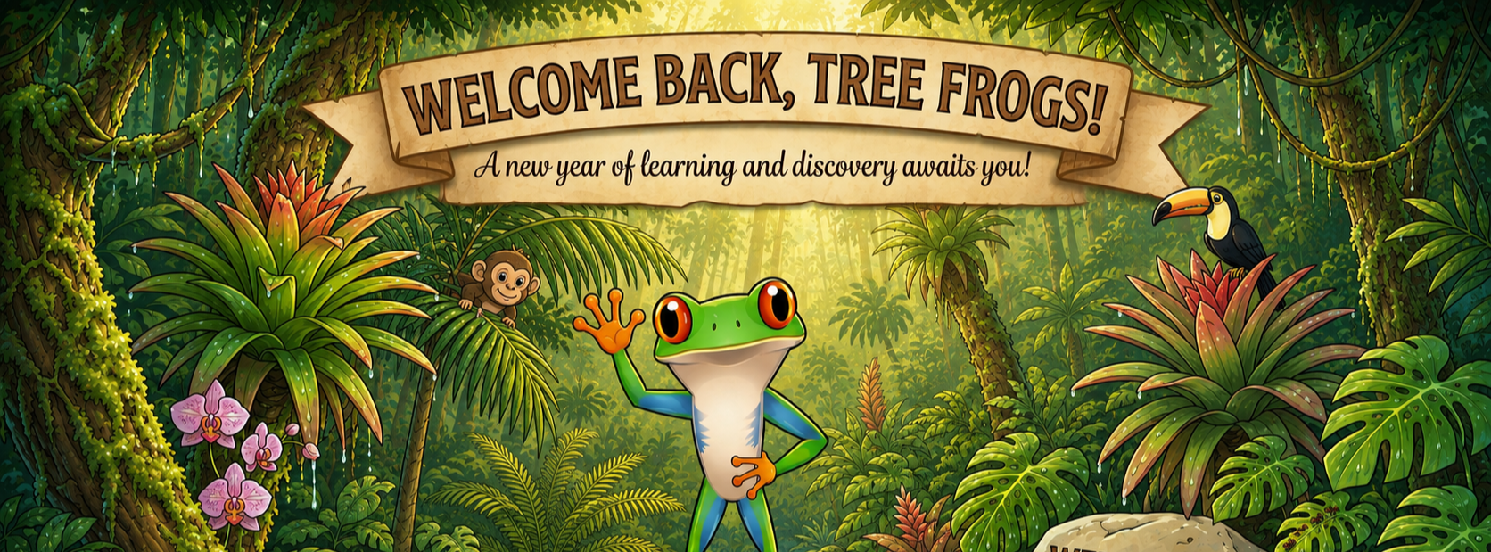 Welcome Back Tree Frogs