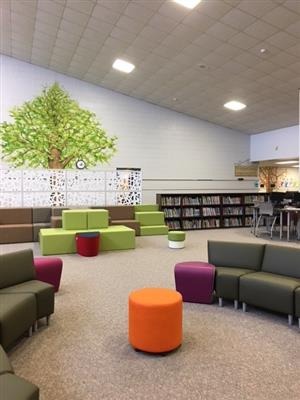 picture of interior of library with books and seating