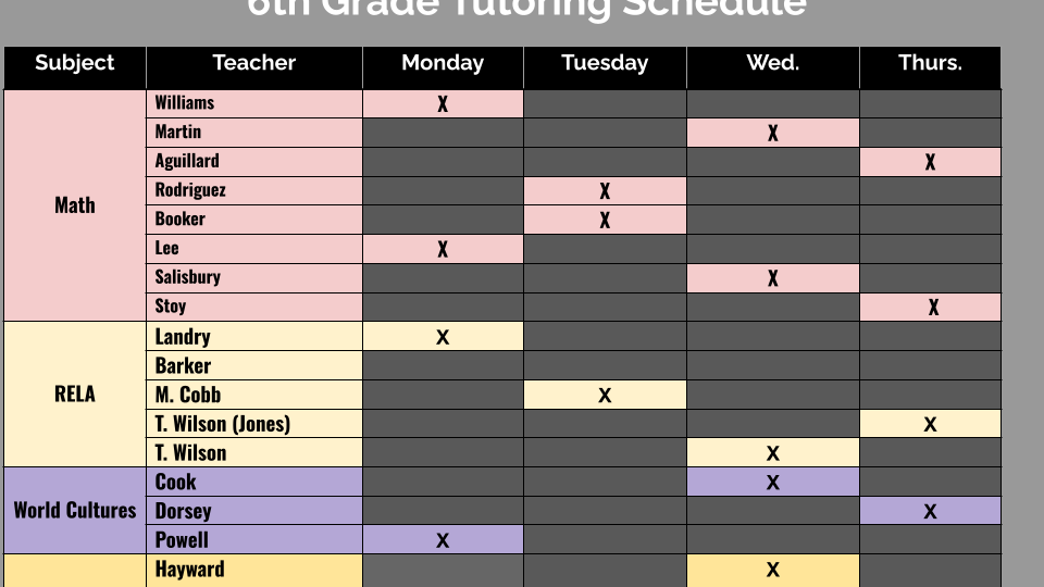 Tutoring Schedule pg1