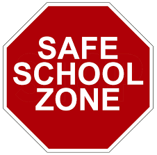 safe school zone stop sign