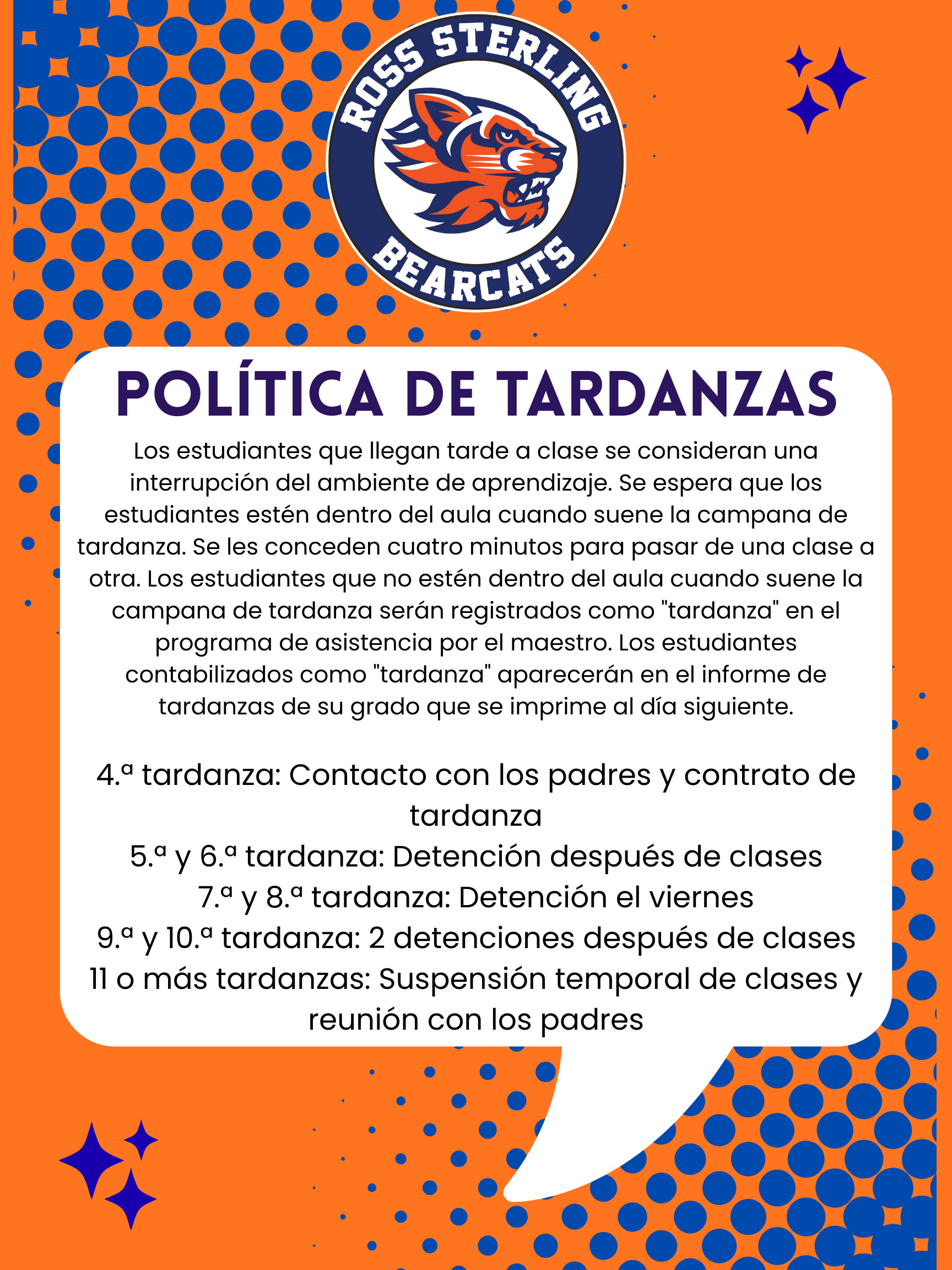 Tardy Policy 25-26 (Spanish)
