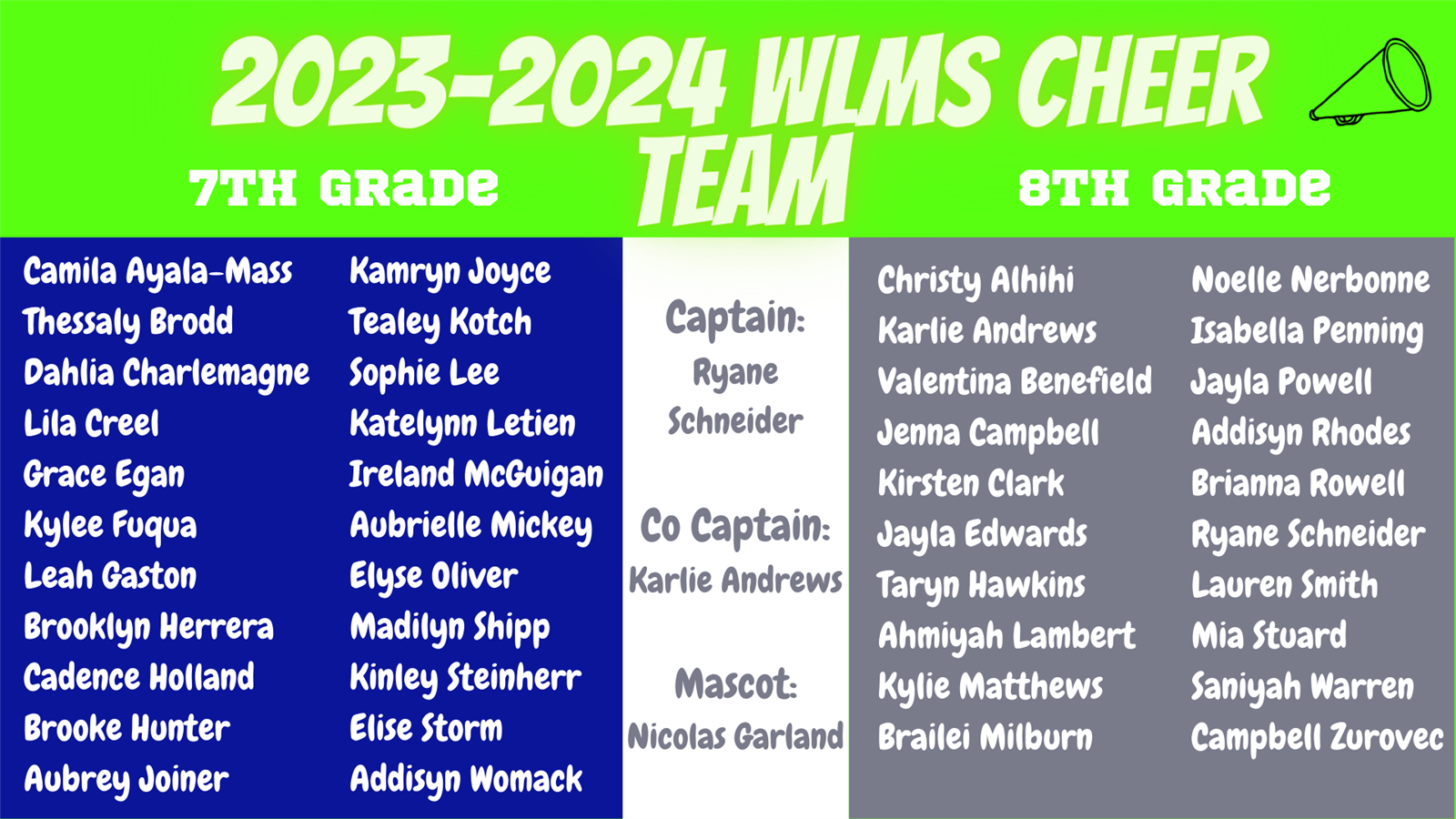 Cheer West Lake Middle School