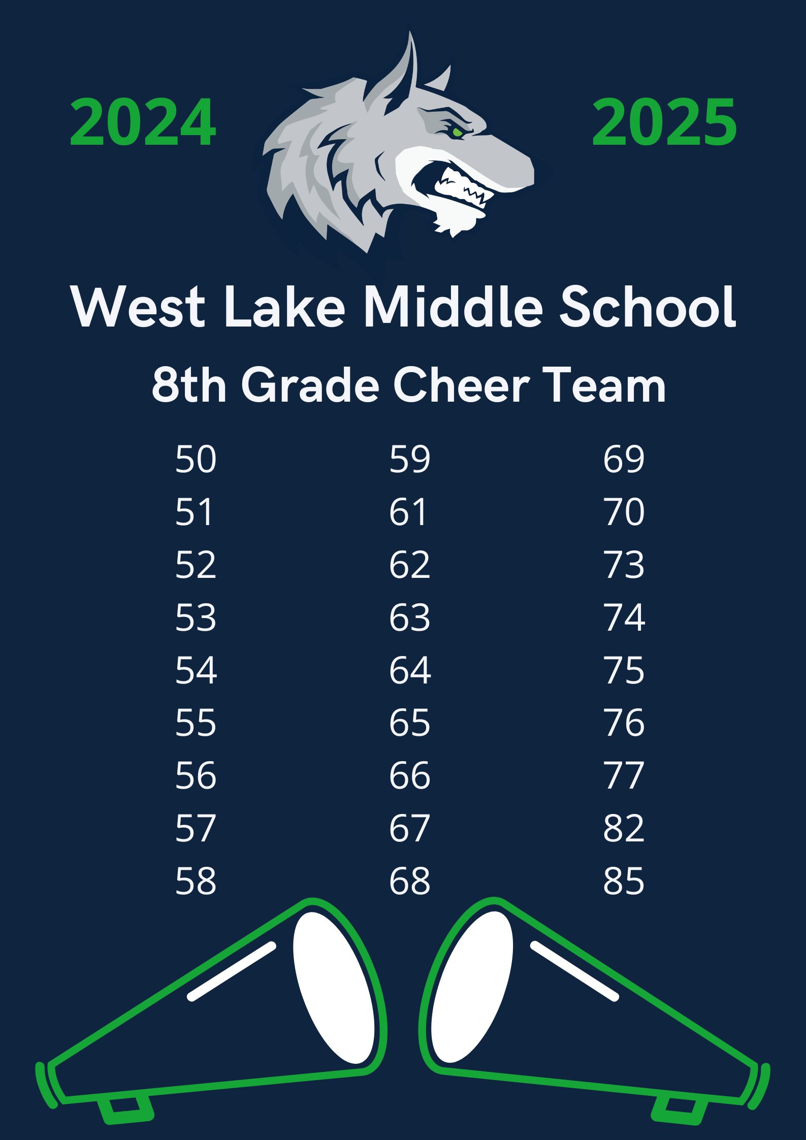 Cheer West Lake Middle School