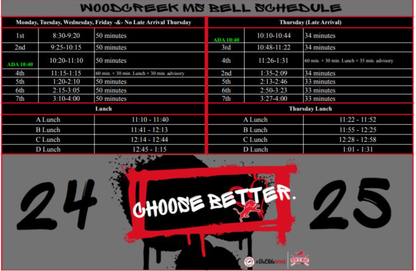 Bell Schedule