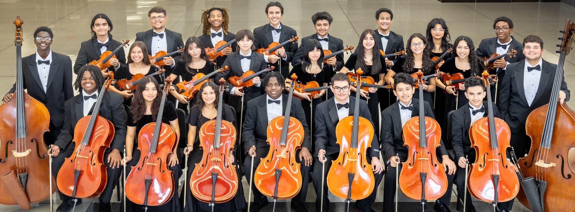 HHS Orchestra group photo.