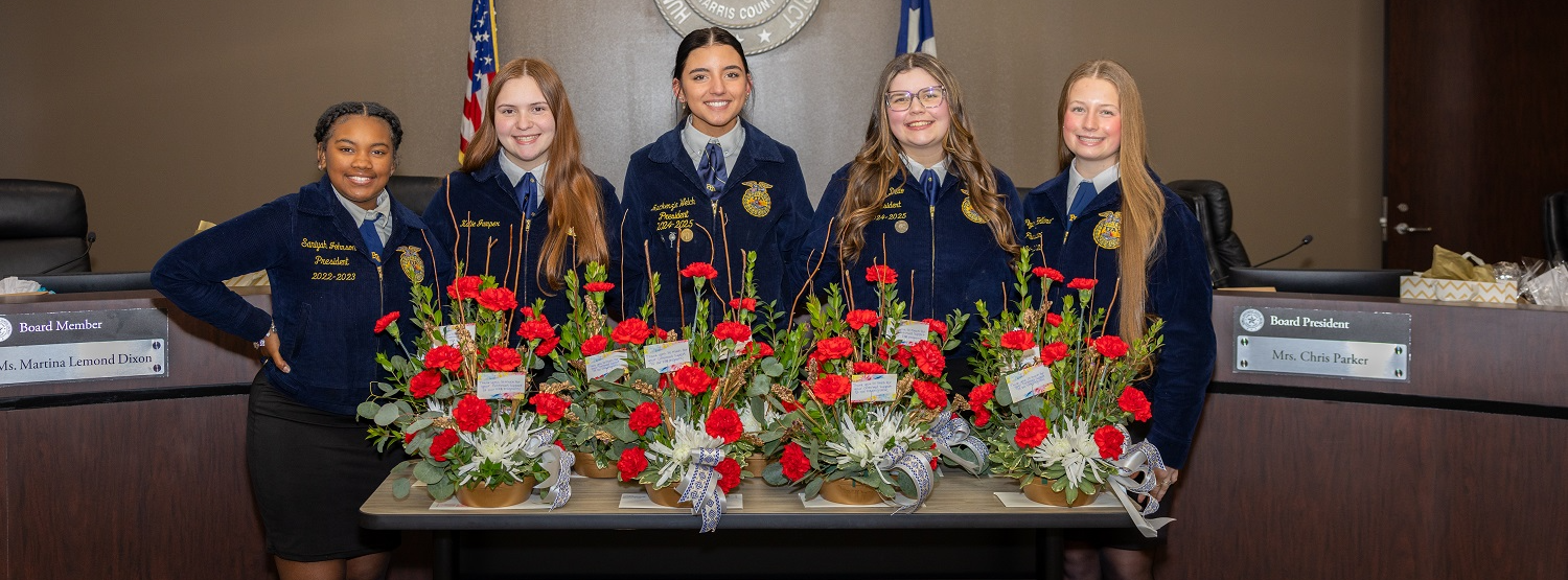 FFA Presents at Jan 2025 School Board Meeting